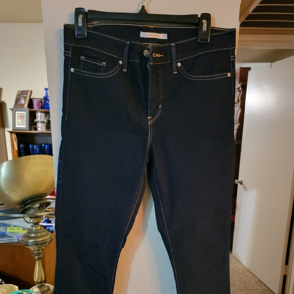 New Sz 29 Levi Shaping Skinny Jeans Dark Wash